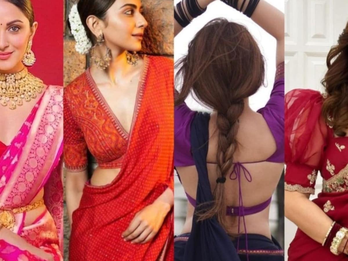 Get this stylish blouse design stitched for the saree-lehenga of Karva Chauth, your husband will not get tired of praising it.