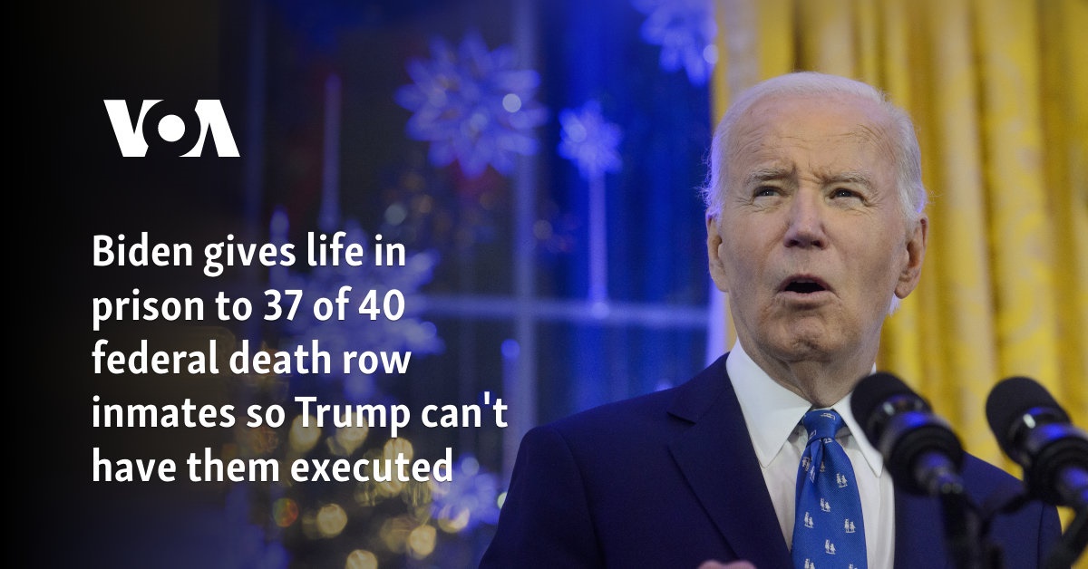 Biden gives life to 37 of 40 federal death row inmates so Trump can’t execute them