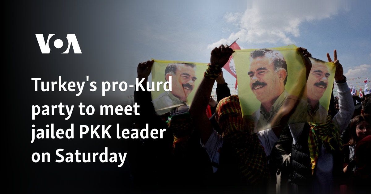 Türkiye’s pro-Kurdish party to meet jailed PKK leader on Saturday