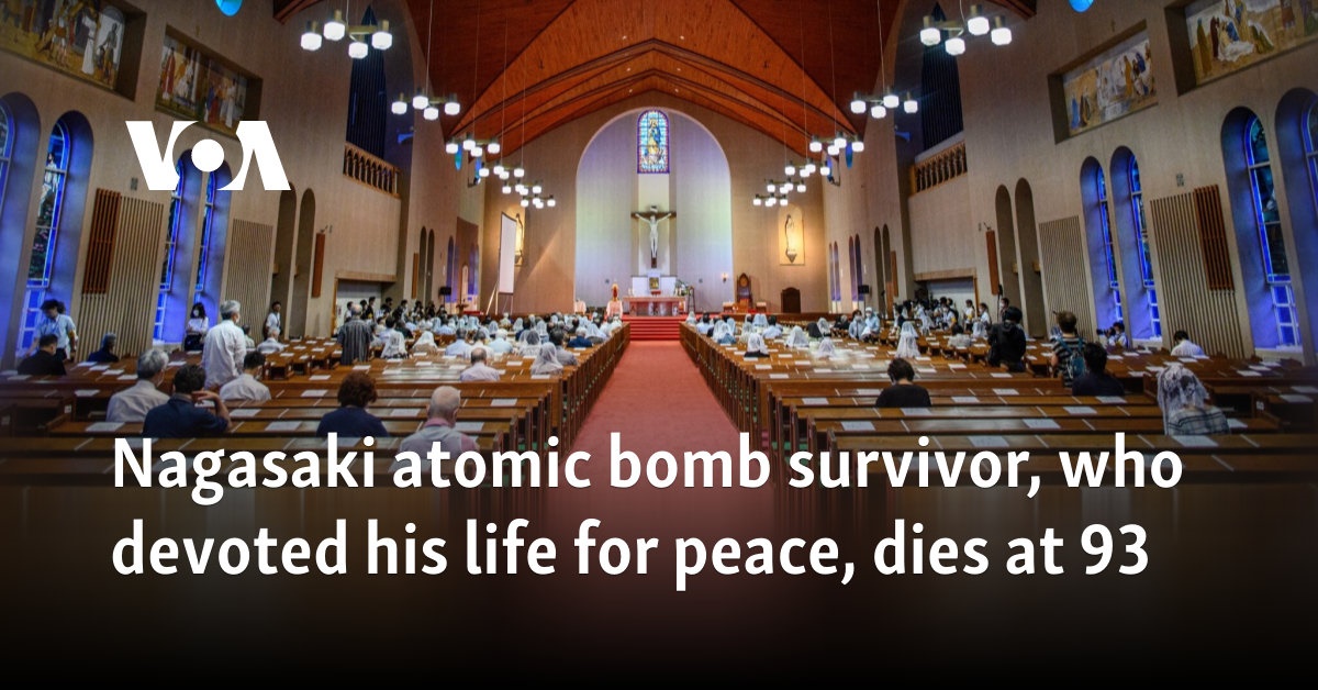 Nagasaki atomic bombing survivor who dedicated his life to peace dies at 93