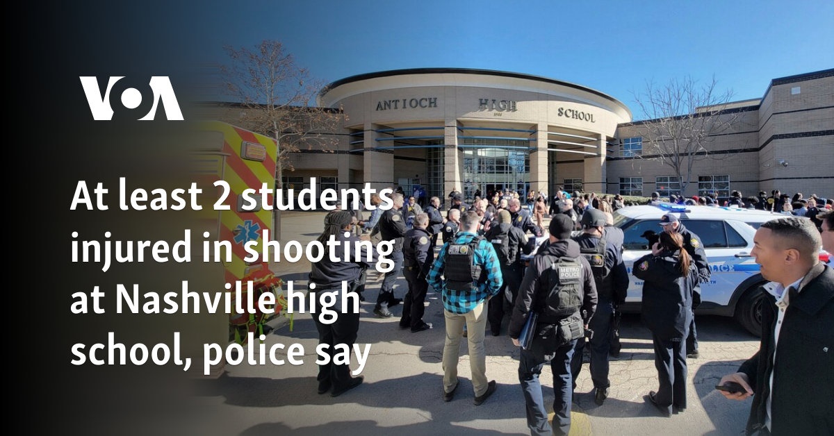 Police say at least 2 students injured in shooting at Nashville high school