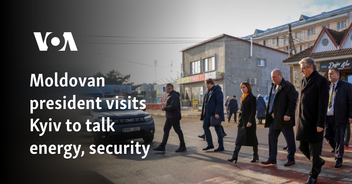 Moldovan President visits Kiev to discuss energy, security