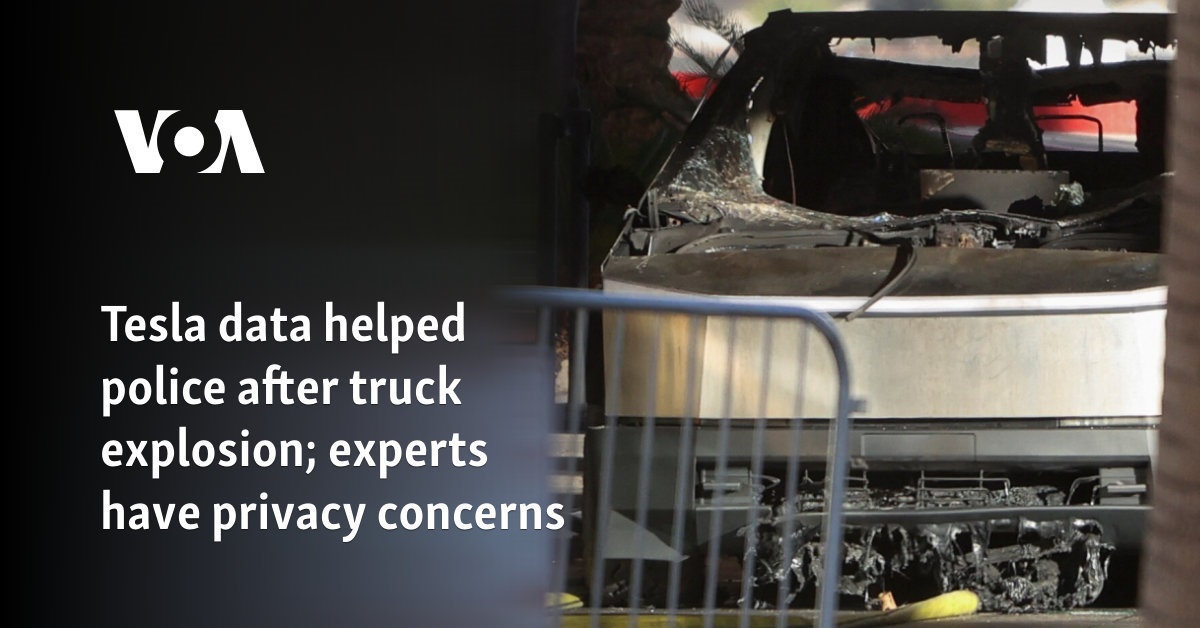 Police got help from Tesla data after truck explosion; Experts worry about privacy