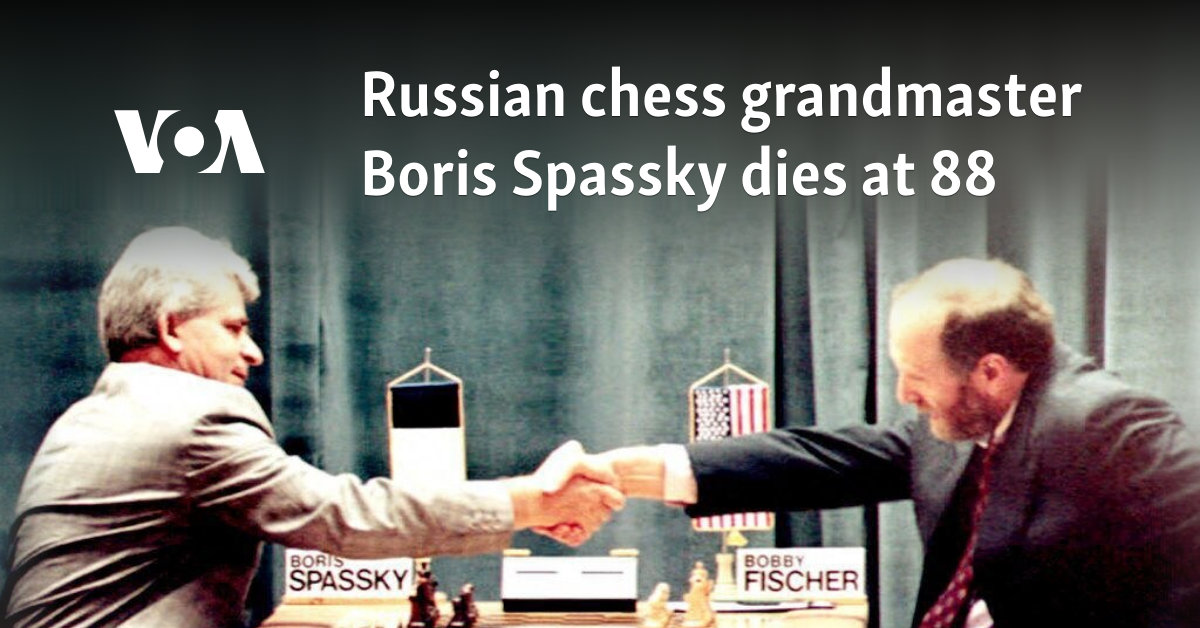 Russian Chess Grandmaster Boris Spaski dies in 88