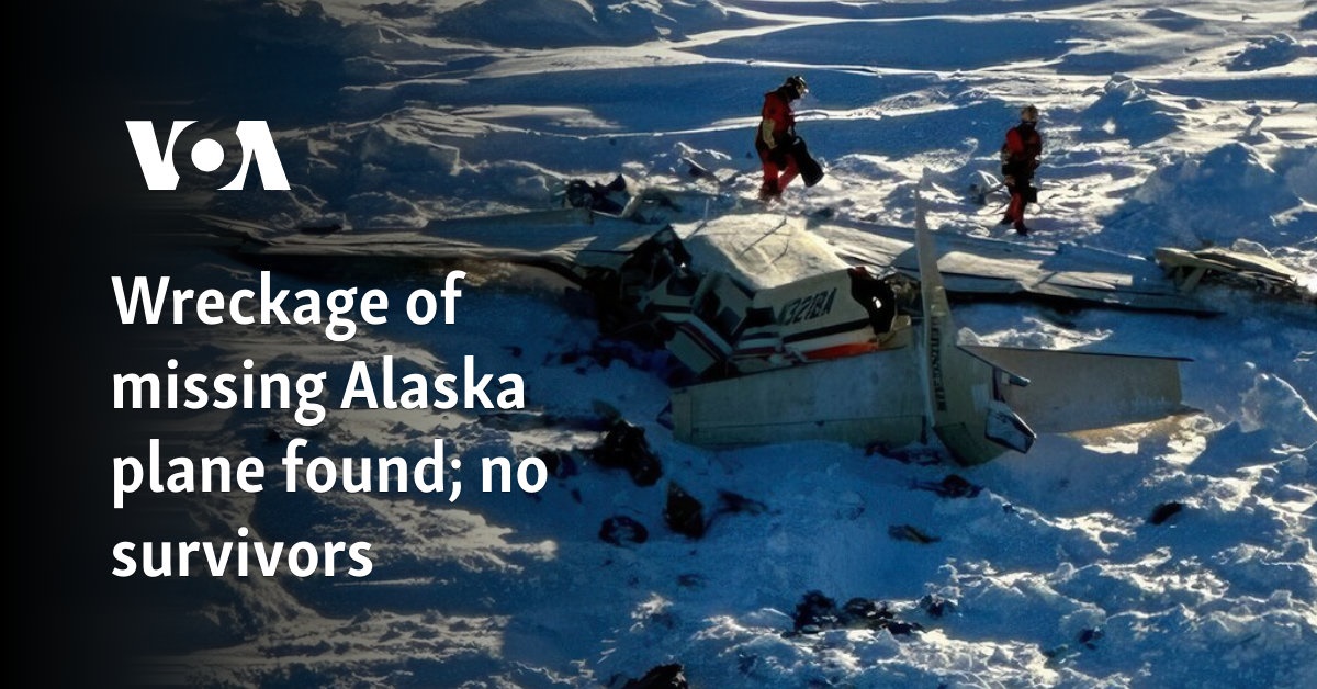 Missing Alaska aircraft got the debris; No one left