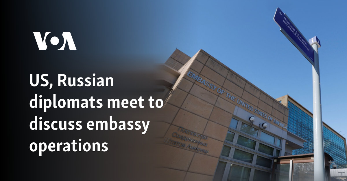 America, Russian diplomatic embassy meet to discuss operations