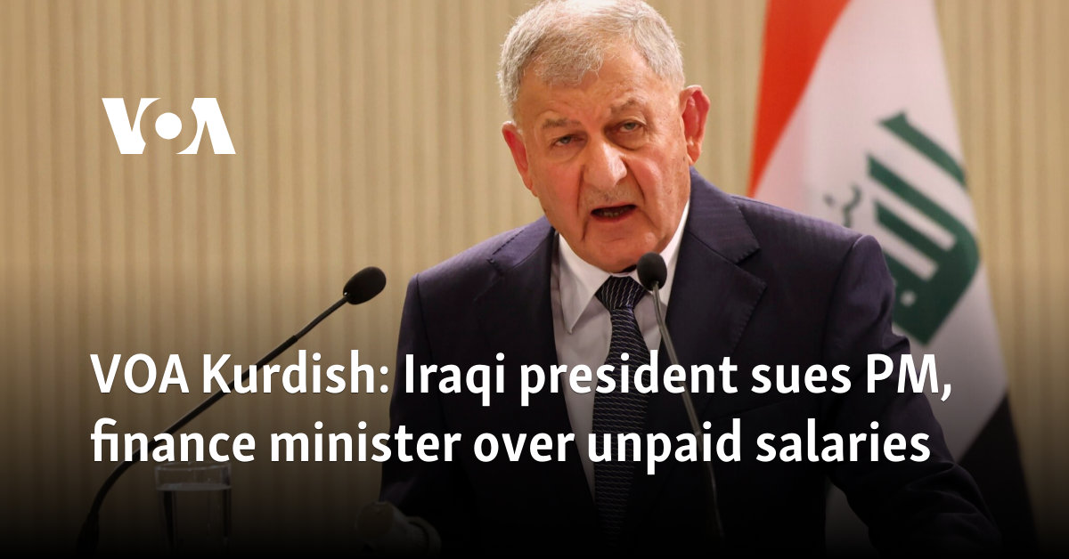 Iraqi President Sus PM, Finance Minister on unpaid salary