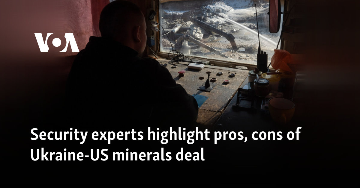 Security experts highlight professionals, Ukraine-US mineral deals