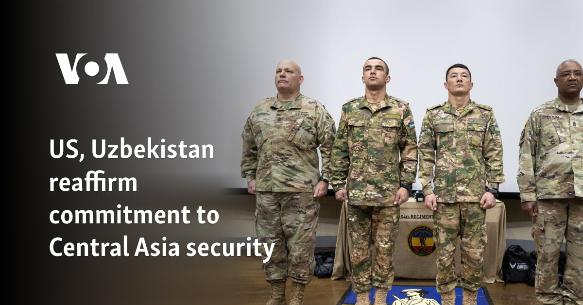 America, Uzbekistan confirms commitment to Central Asia Security