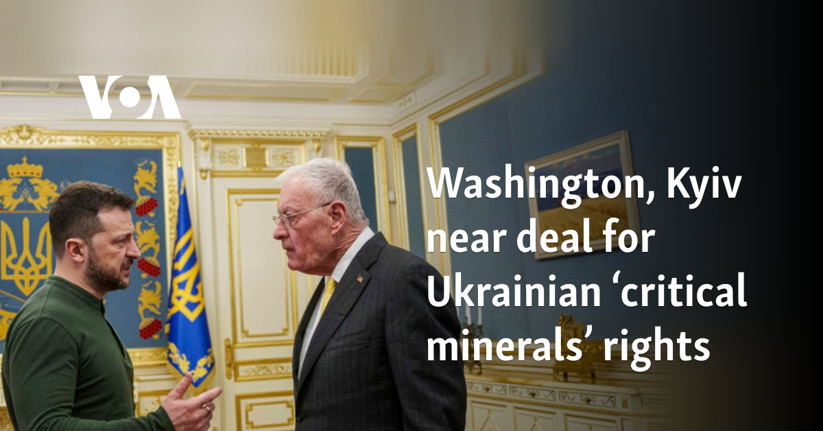 Washington, Kiev Ukrainian ‘Critical Minerals’ deal for rights