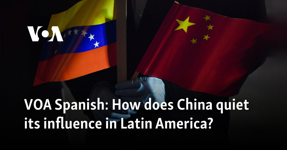 How does China calm its influence in Latin America?