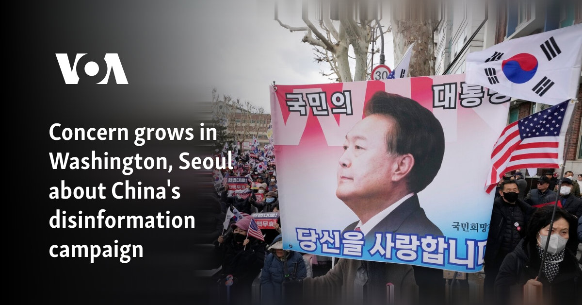 Washington, Siol increases concern about China’s disintegration campaign
