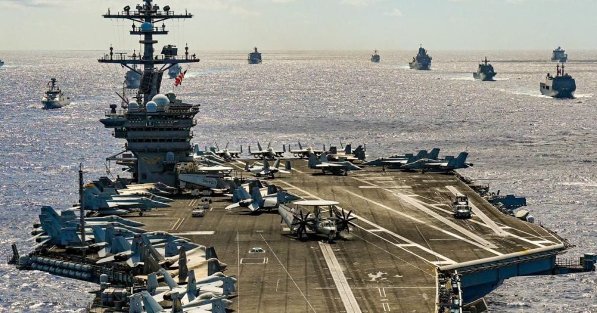 America deployed second career strike group in Middle East
