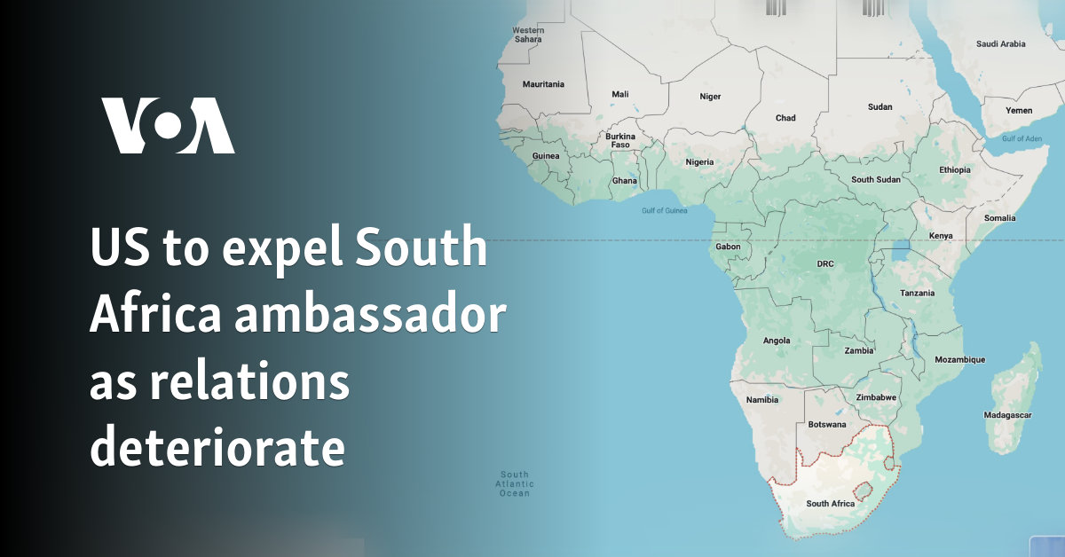 Let us deteriorate relations as South African Ambassador