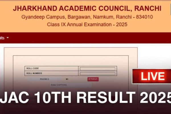 JAC 10th Result 2025 LIVE: Jharkhand Board 10th result will be released at 11.30 am, do this from direct link at Jacresults.com Result