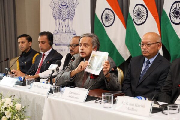 Shashi Tharoor expressed displeasure over Colombia’s pro -Pakistan statement.