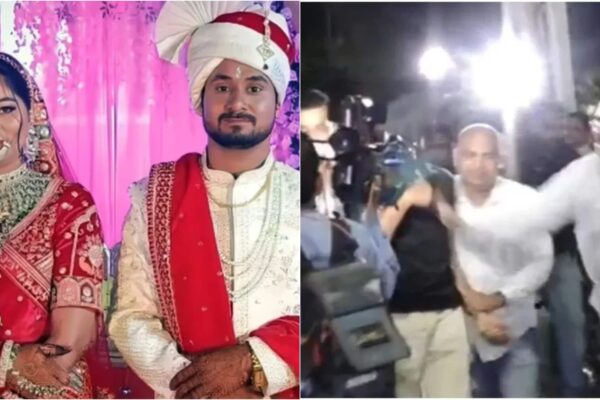 VIDEO: Attack on the killer of King Raghuvanshi in Indore! The person slaps at the airport