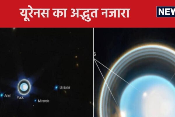 5 glowing moon in the lap of Uranus, the rings will also open the secret, for the first time such a clear picture came out – Nasa James Webb Telescope take pictures of ranus of uranus and 5 special moon Give new insight of plan
