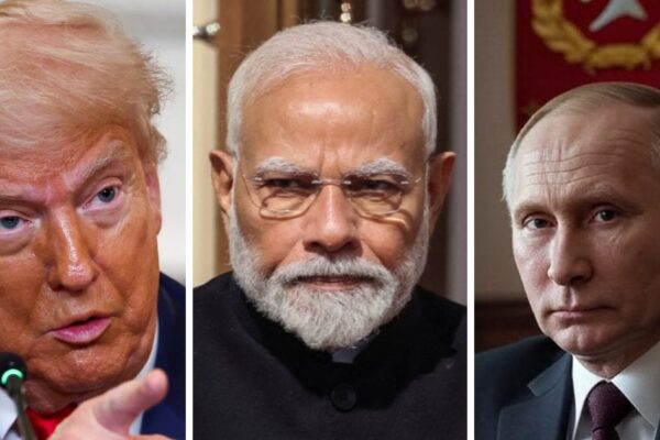 Donald Trump made sharp attacks on Russia, India and Iran.