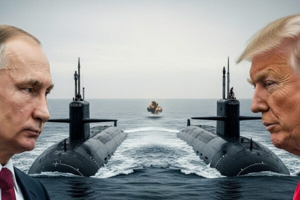 Russia Us Nuclear Donald Trump: Us Russia Nuclear Tension | Trump dead hand reaction | Us Nuclear Submarines Near Russia- Russia America Tension Trump threatens and fears nuclear crisis