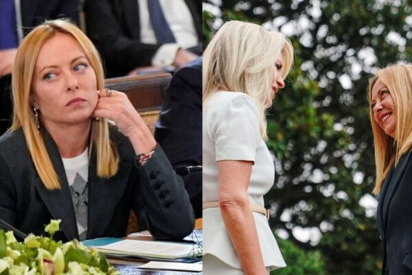 Italian PM Meloni Namaste | Italian PM Meloni at White House Video: Ubasi on German President’s speech, Namaste with folded hands, Trump- Meloni dominated in Jailnsky meeting