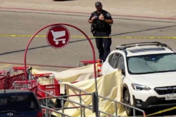 Firing outside the target store in Austin, three killed.