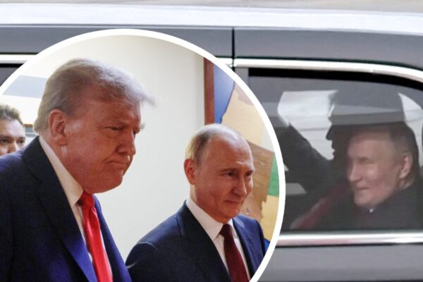 Putin ride in Trump Car: Donald Trump Greets Vladimir Putin with Red Carpet Limo Ride in the Beast AMID Ukraine War Talks Sitting in Alaska-Trump’s car but in return, Putin kept this demand, Ghazab’s rich president